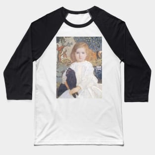 Baba and Billy (portrait of the artist's daughter, Vivian), 1920 by John Duncan Baseball T-Shirt